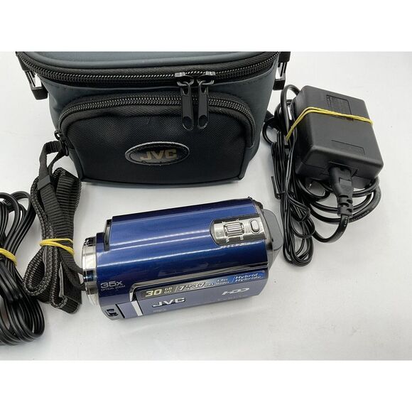 JVC Everio GZ-MG330AU Camcorder Bundle 30GB HDD 35x Optical Zoom WORKS Remote - Picture 4 of 9